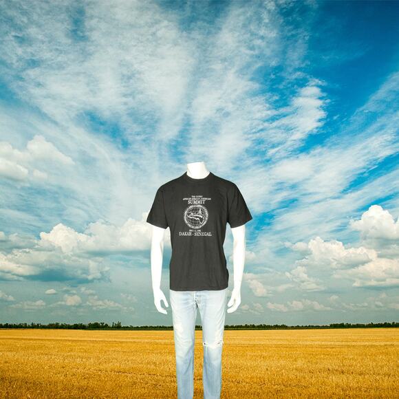 90s Vintage The Third African American Summit May 1995 Dakar Senegal T Shirt M - Picture 4 of 8